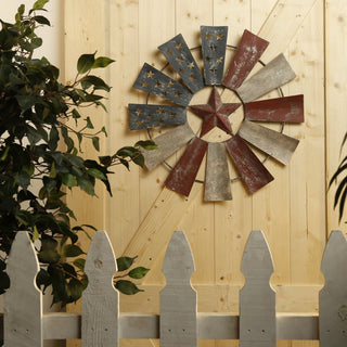 Patriotic Windmill Wall Décor