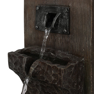 3-Tier Cascading Fountain with Warm White LED Lights