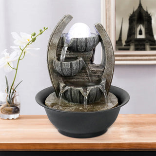 13-inch Indoor Tabletop Water Fountain