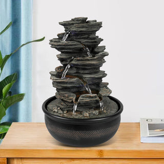 15.7-inch Tabletop Water Fountain