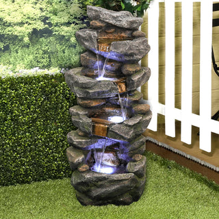 Westin Fountain 40-in H Resin Rock Indoor/Outdoor Fountain