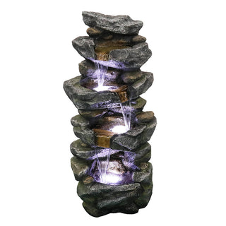 Westin Fountain 40-in H Resin Rock Indoor/Outdoor Fountain