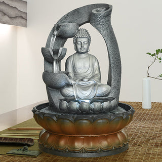 Westin Fountain Tabletop Buddha Decoration Zen Meditation Fountain