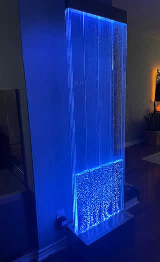 Westin Fountain 72"H Indoor Bubble Wall Fountain with Color-Changing LED Lights and Remote