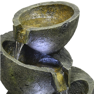 Westin Floor Water Fountain 23.5-in H 5 Tiered Outdoor Fountain