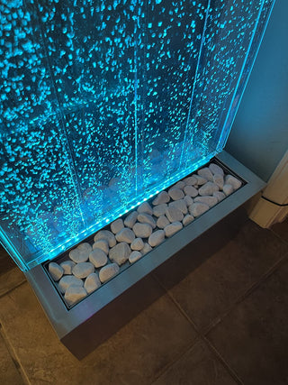 Westin Fountain 72"H Indoor Bubble Wall Fountain with Color-Changing LED Lights and Remote