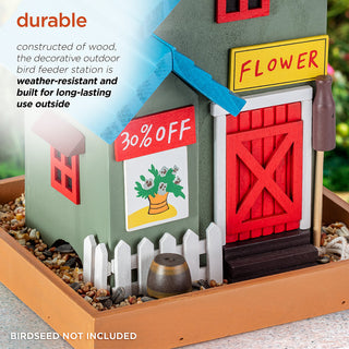 FLOWER STORE BIRD FEEDER
