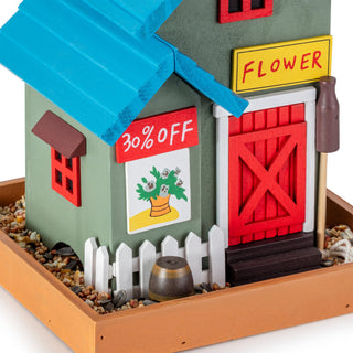 FLOWER STORE BIRD FEEDER
