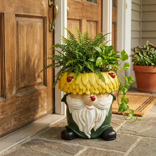 Gnome Sunflower Planter Stand
