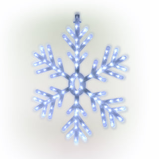 Hanging Snowflake Décor with 102 LED Lights and 8 Functions