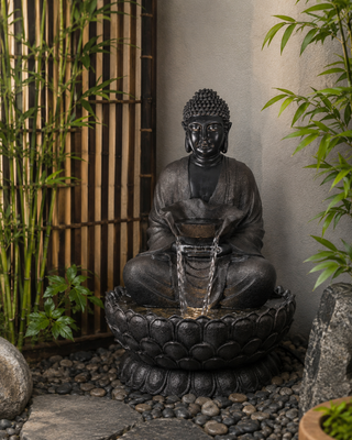 Buddha Zen Fountain with LED Light