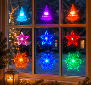 Color Changing Window Décor w/Suction
