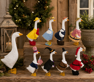 GOOSE WITH INTERCHANGEABLE OUTFIT