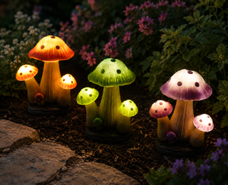 Solar Mushroom Statuary