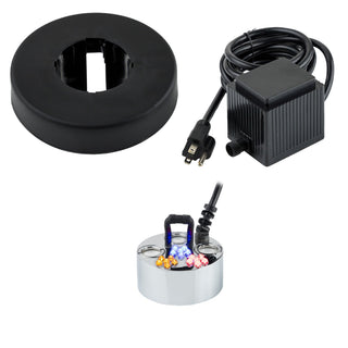Magical Pond Fogger ( 3 Jet Mini-Pond Fogger w/ LED Lights )