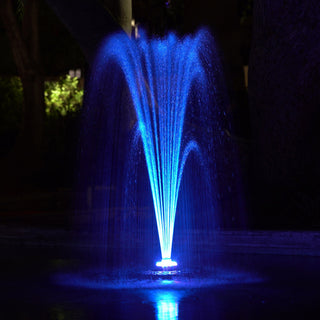 Floating Spray Fountain with 48 LED Color Changing  Lights