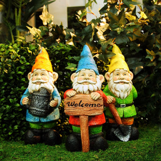 Colorful Garden Gnome Statuary