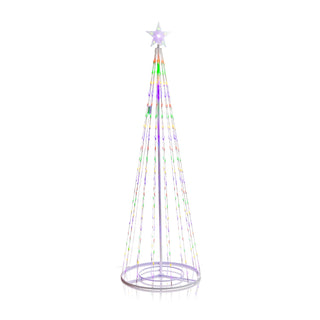 Christmas Tree Tower Decor with 8 Functions & 300 LED Lights