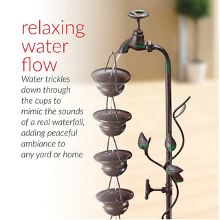 Hanging 6-Cup Tiered Fountain