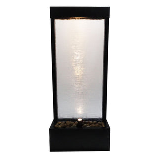 Black-Framed Waterfall Fountain with LED Light -Small