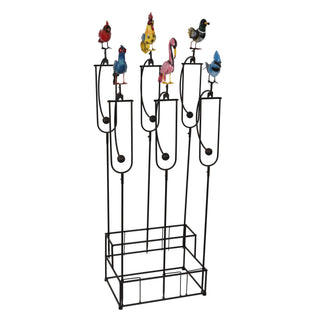 Metal Rocking Bird/Duck/Flamingo/Rooster Stake/Peacock Stake