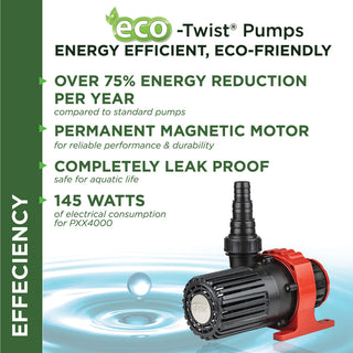 Eco-Twist Pump 4000GPH / 33 Ft. Cord