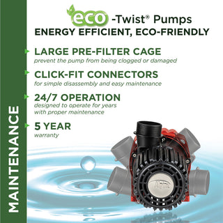 Eco-Twist Pump 4000GPH / 33 Ft. Cord