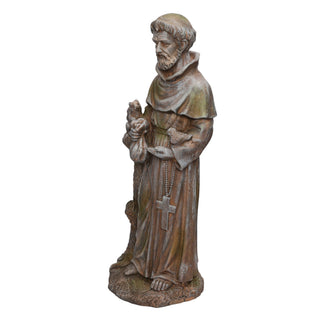 Old World St. Francis Statue