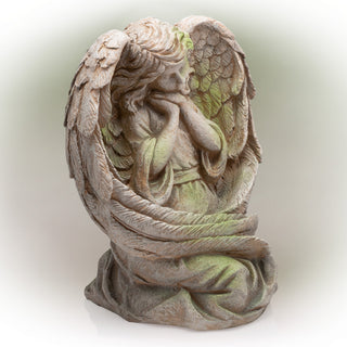 Old World Guardian Angel Statue