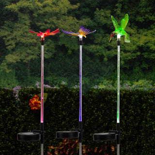 Solar Insects/Bird Garden Stake with LED