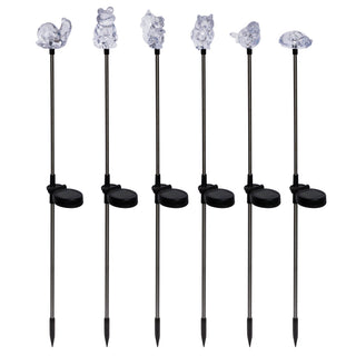 Solar Garden Friends Stake w/ Color Changing LED