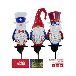 Solar Gnome Garden Stake with Light