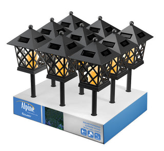 Solar Black Lantern Pathway LED Light