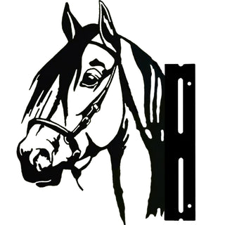 Farm Metal Horse Fence or Post Decor