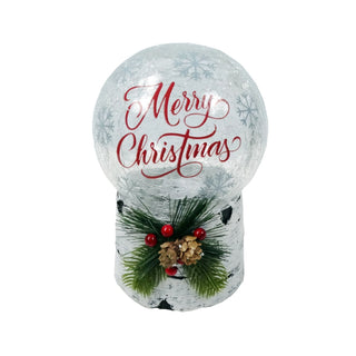 Christmas Snow Globe with LED Light