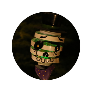 Spiral Bouncy Halloween Garden Stakes
