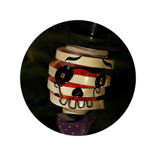Spiral Bouncy Halloween Garden Stakes