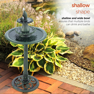 Tiered Pedestal Fish Fountain