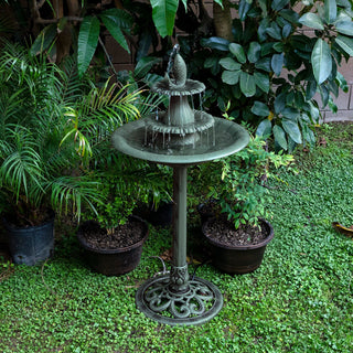 Tiered Pedestal Fish Fountain
