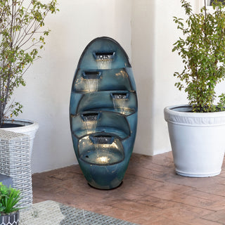 5-Tier Waterfall Fountain with LED lights