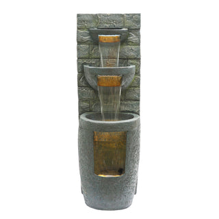 3-Tier Fountain with LED Lights