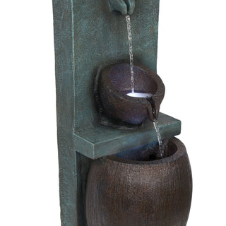 3-Tier Jar Fountain with LED Lights