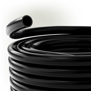1" I.D. x 1-1/4" O.D.x 1/8" Wall PVC Black Tubing x 100' Coil