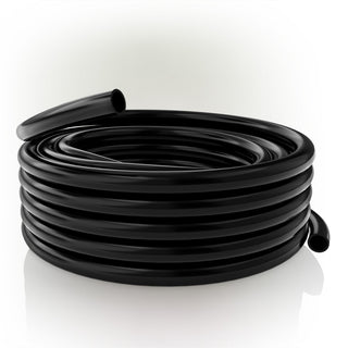 1/4" I.D. x 3/8" O.D.x 1/16" Wall PVC Black Tubing x 100'Coil