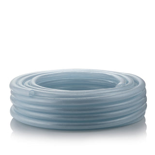 3/8"  I.D. X 0.594" O.D. PVC Clear Braided Tubing x 100' Coil