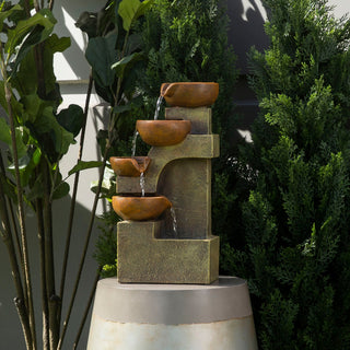 Tiering Pots Tabletop Fountain