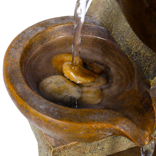Tiering Pots Tabletop Fountain