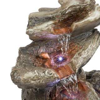 5-Tier Rainforest Fountain with LED Lights