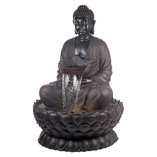 Buddha Zen Fountain with LED Light