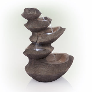 Brown Cascading LED Light Fountain